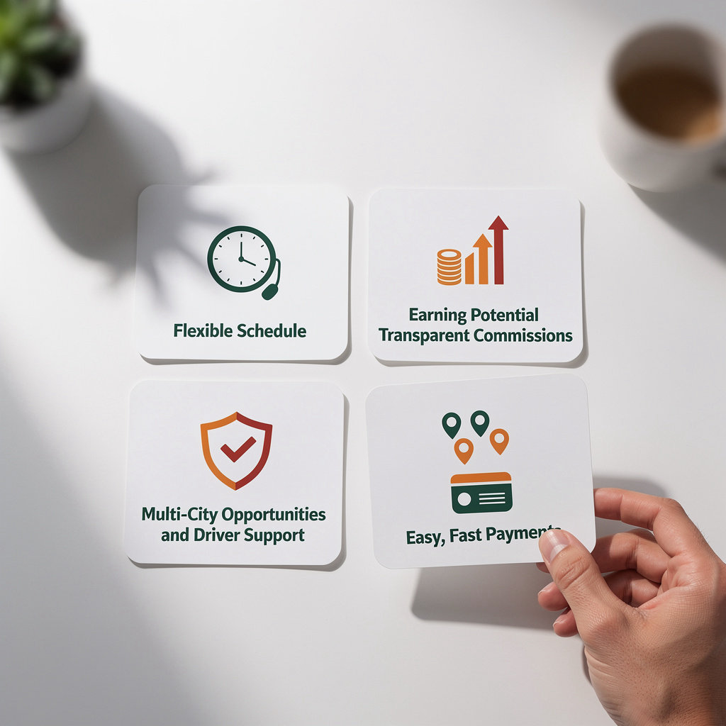 Chipa Ride driver benefits - earn flexible income with transparent commissions