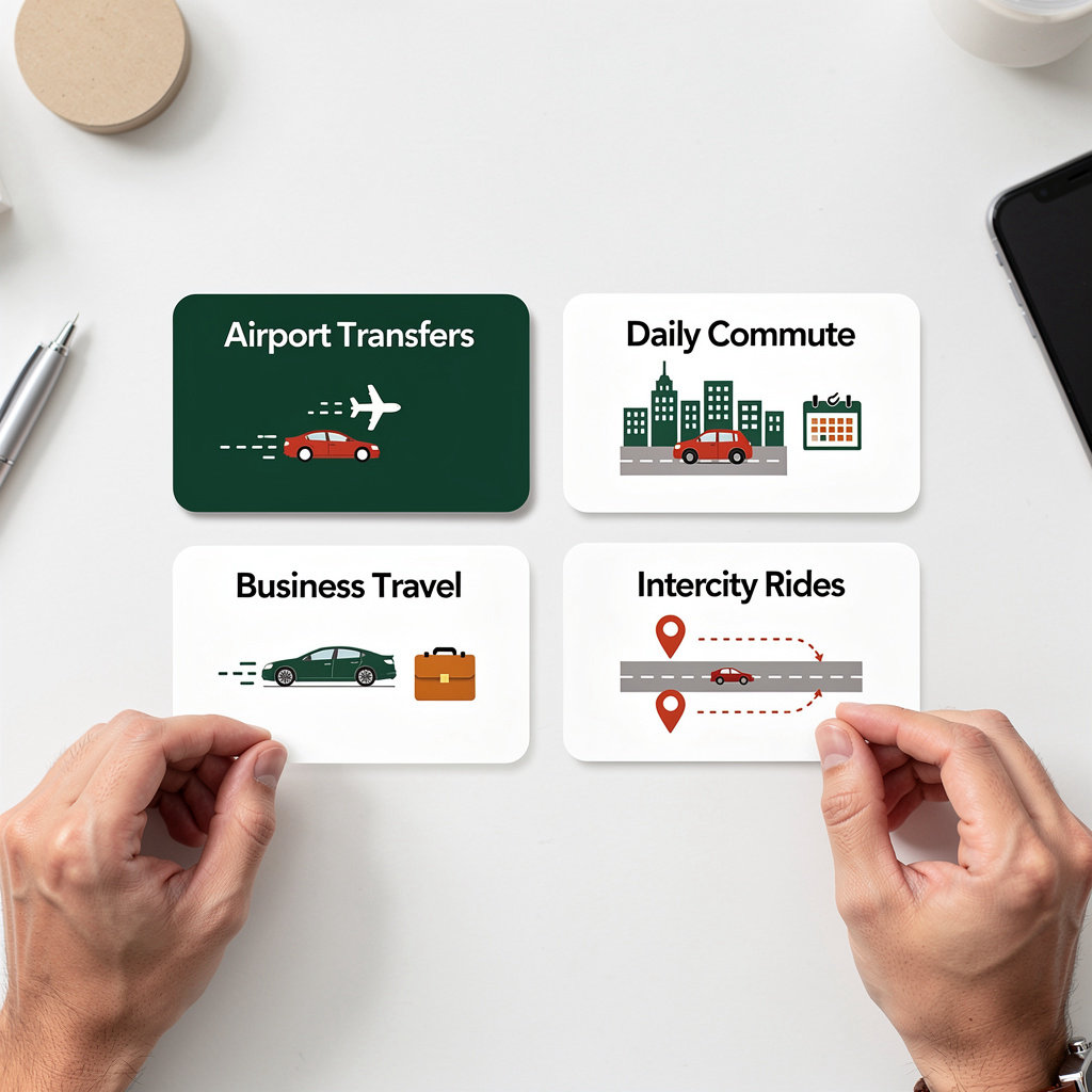 Chipa Ride diverse transportation services - airport transfers, daily commutes, business travel, and intercity rides in Kisumu, Kenya